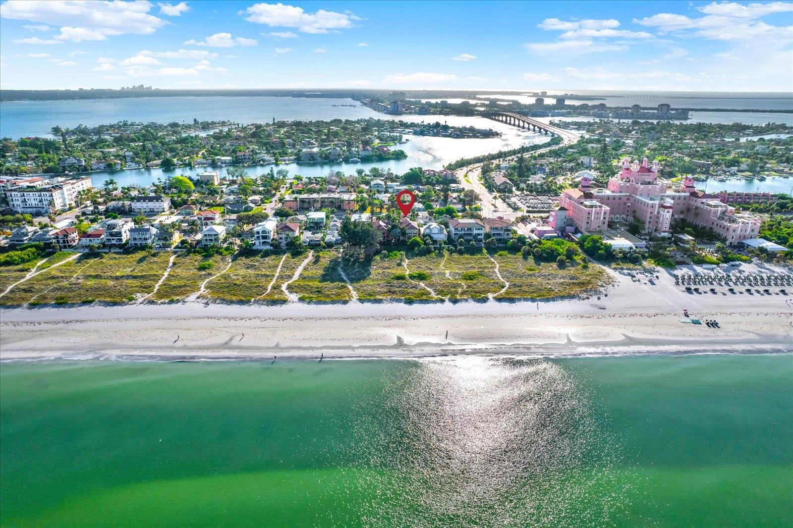 Aerial View from The Gulf