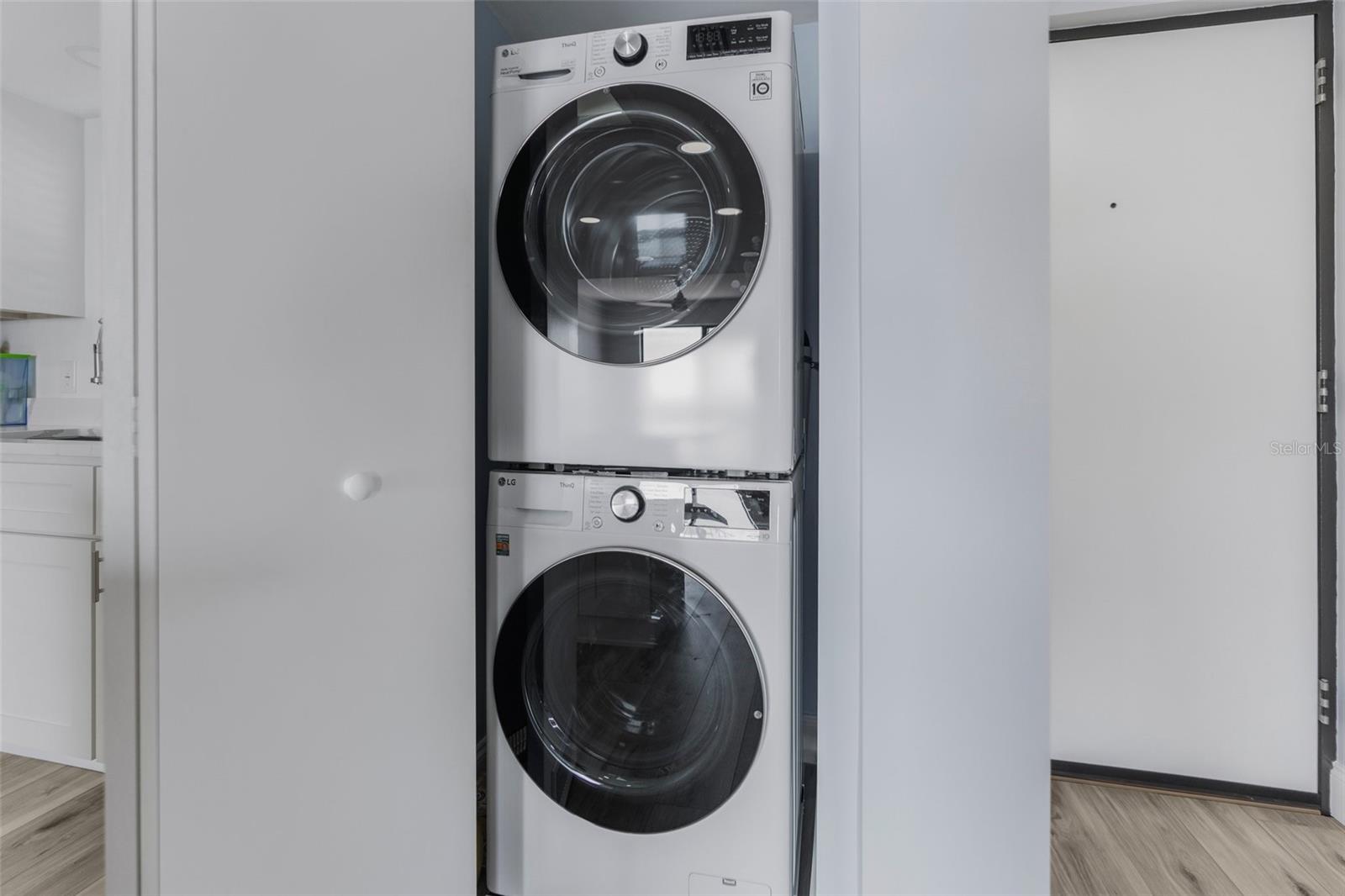 In unit washer and dryer was added for owner convenience!! New washer and dryer! In unit machines is one of the best features of any unit that's lucky enough to have it!