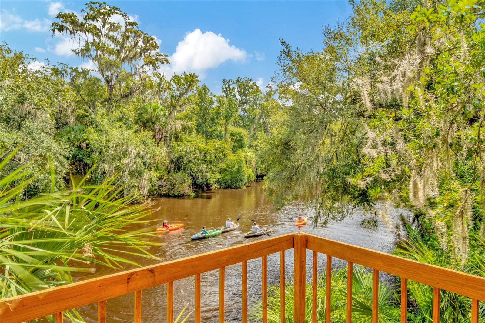 Deck overlooking River