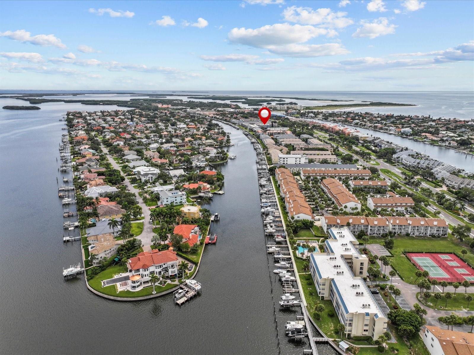 Boaters view for taking your boat out to the Gulf of Mexico!