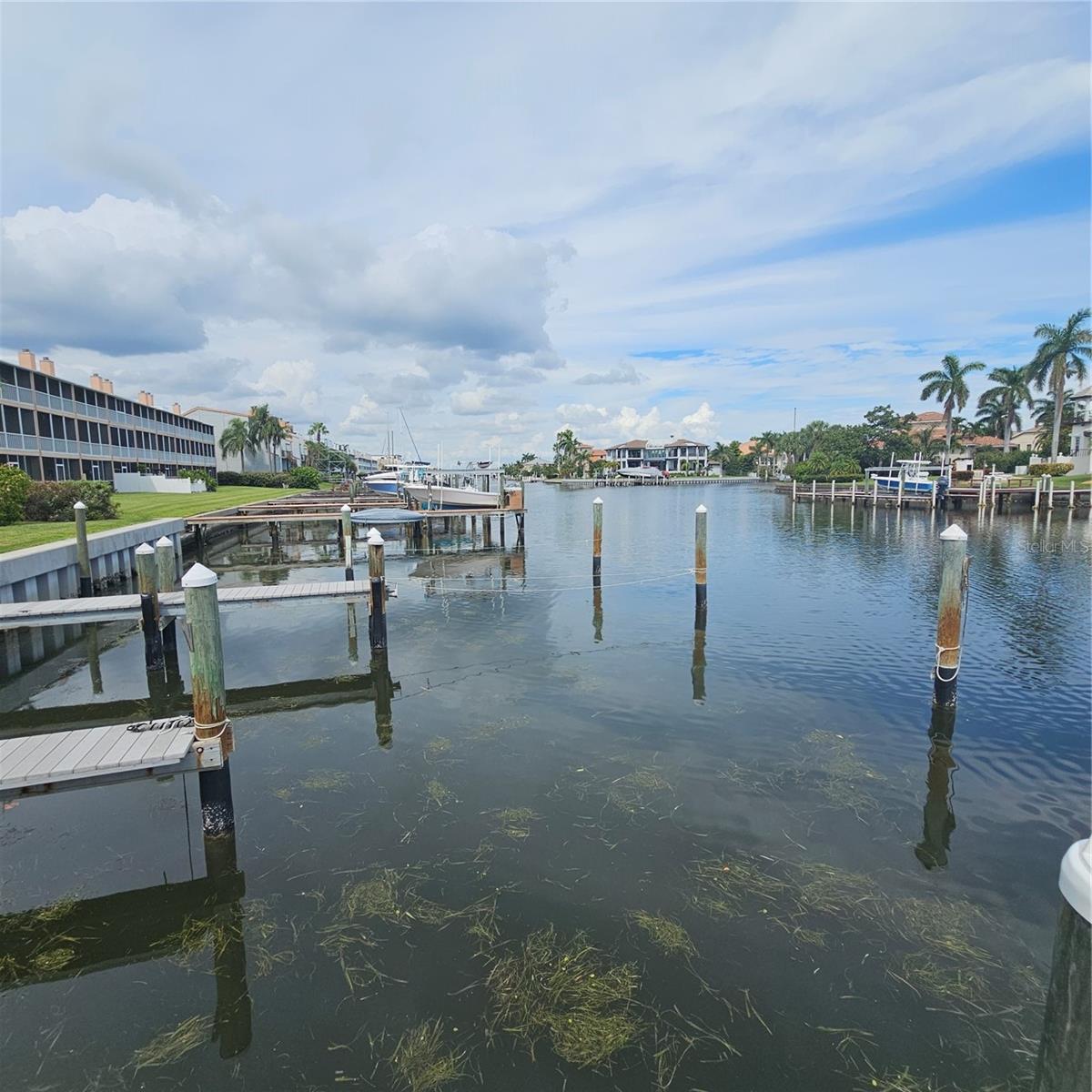 View looking left of the dock.