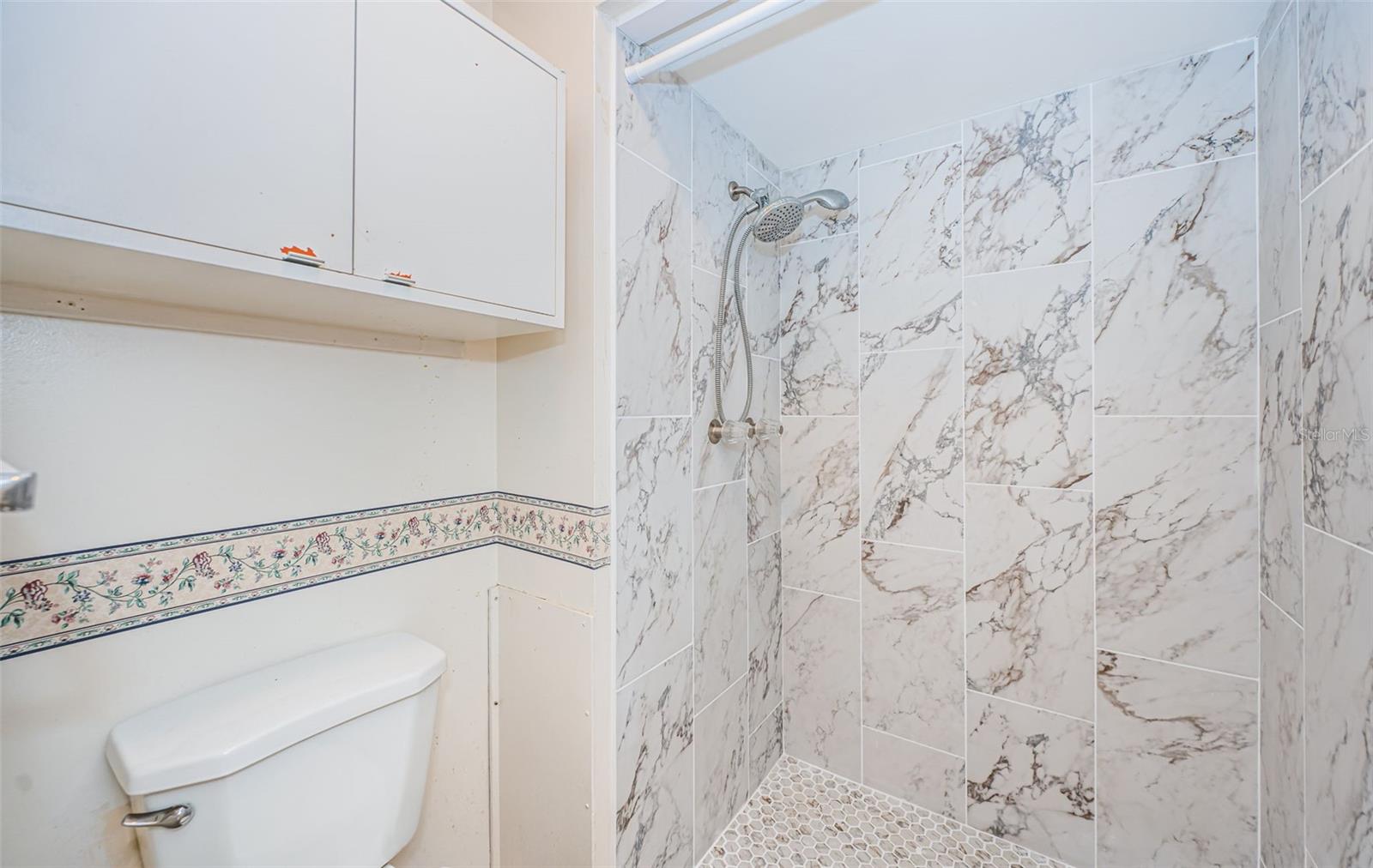 Newly remodeled Shower in primary Bathroom