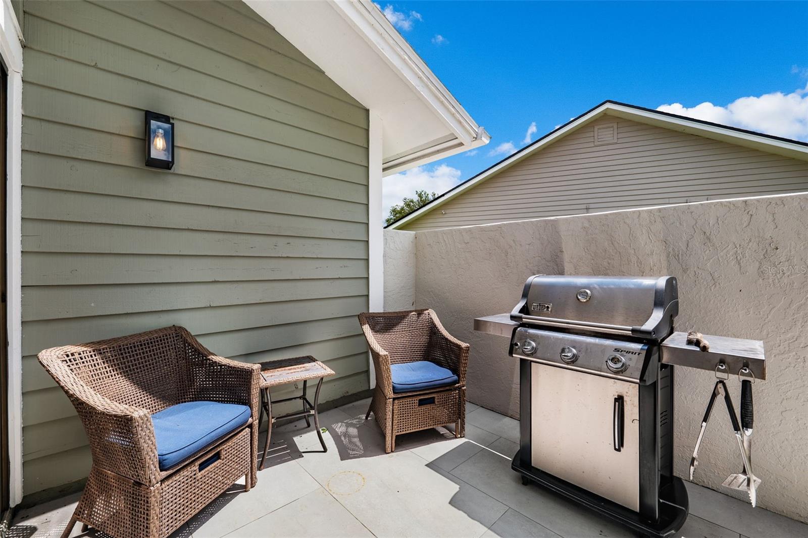 BBQ Patio off of dining room