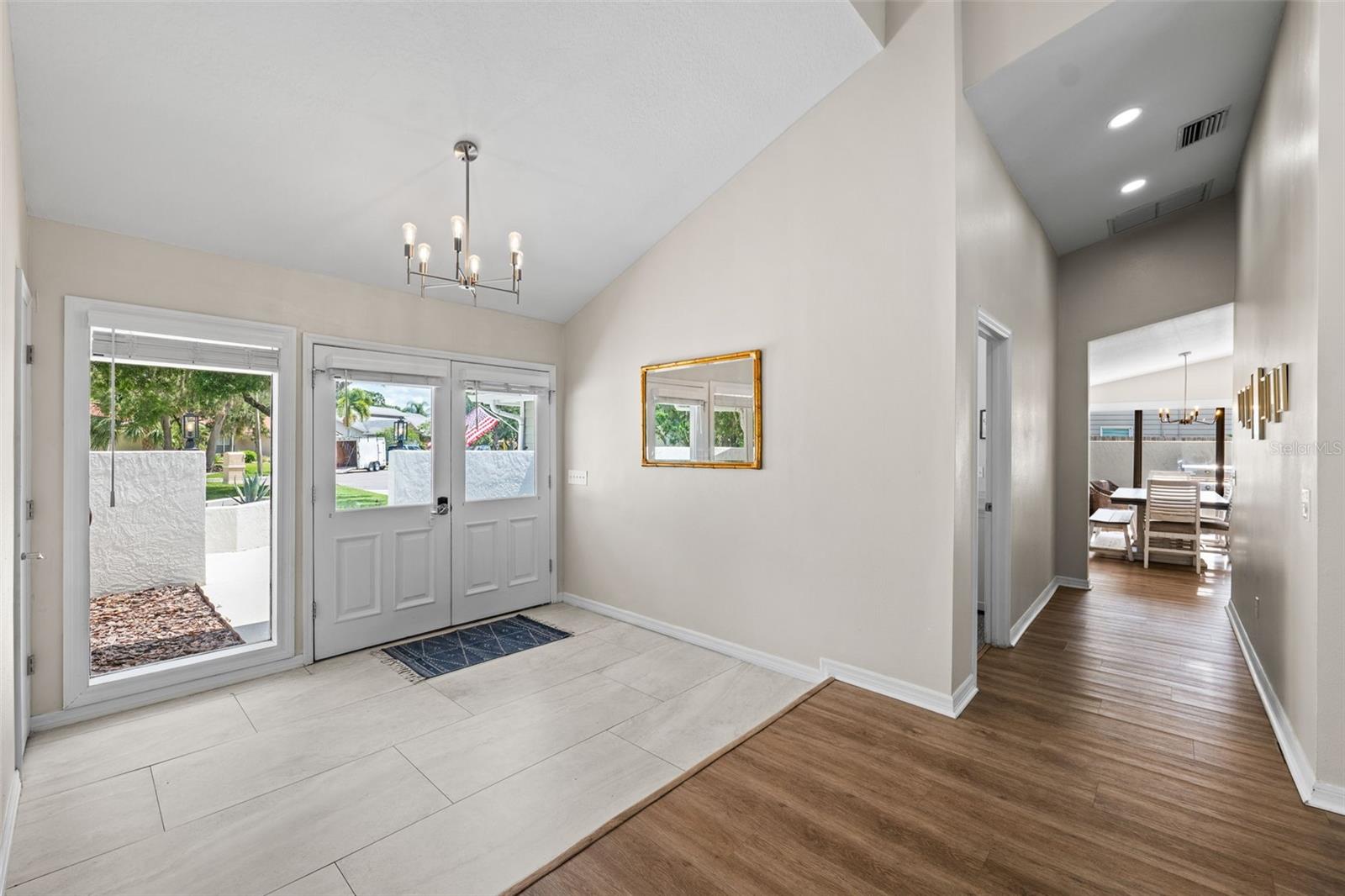 Entryway and foyer