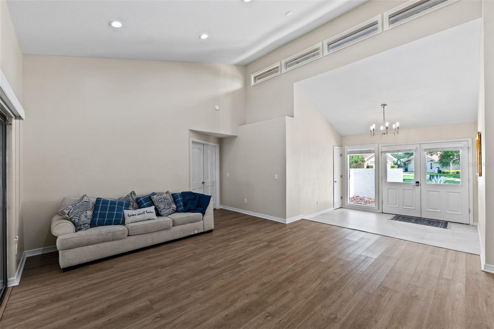 Family room and foyer