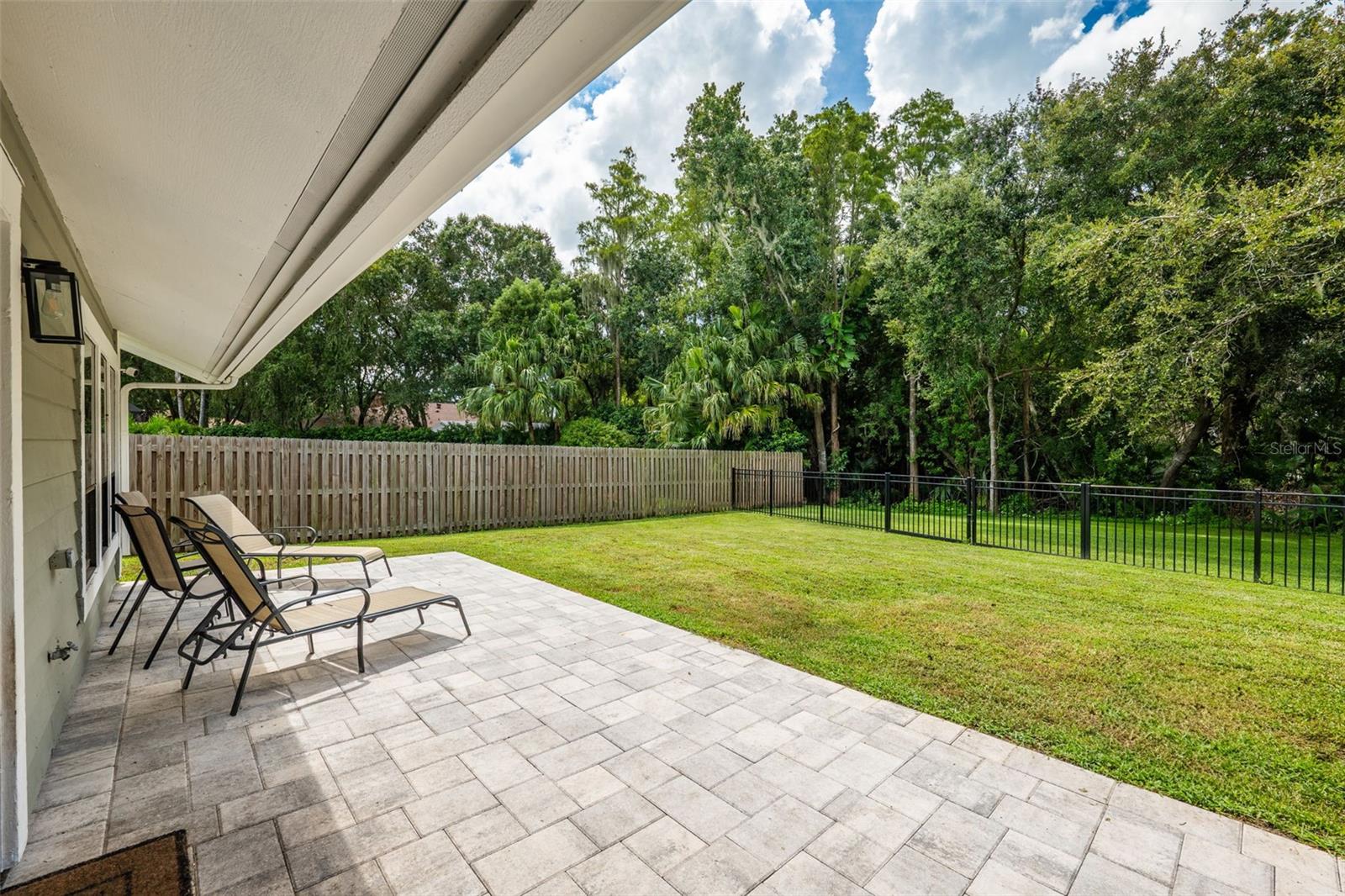 Brand new pavers and backyard Lanai