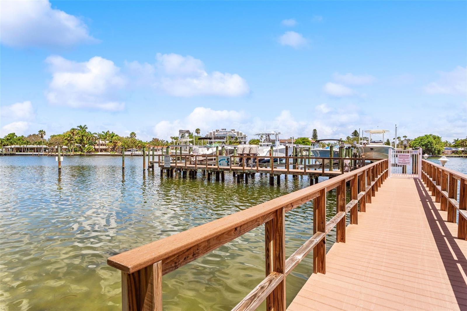 walkway to boat slips