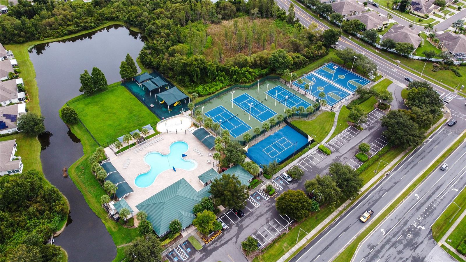 Community Pool and Tennis Courts