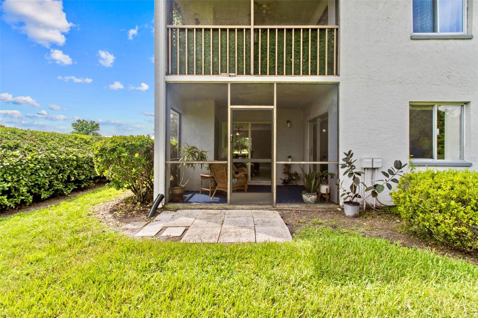 CORNER condo #185 feels like a home with a private back yard and screened lanai to enjoy our lovely Florida weather.