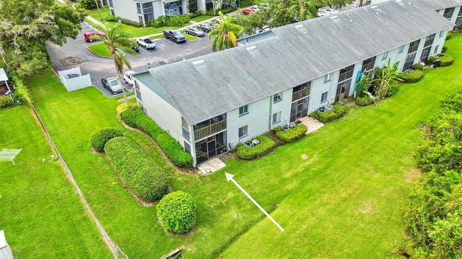 Your own backyard with a private screened lanai.