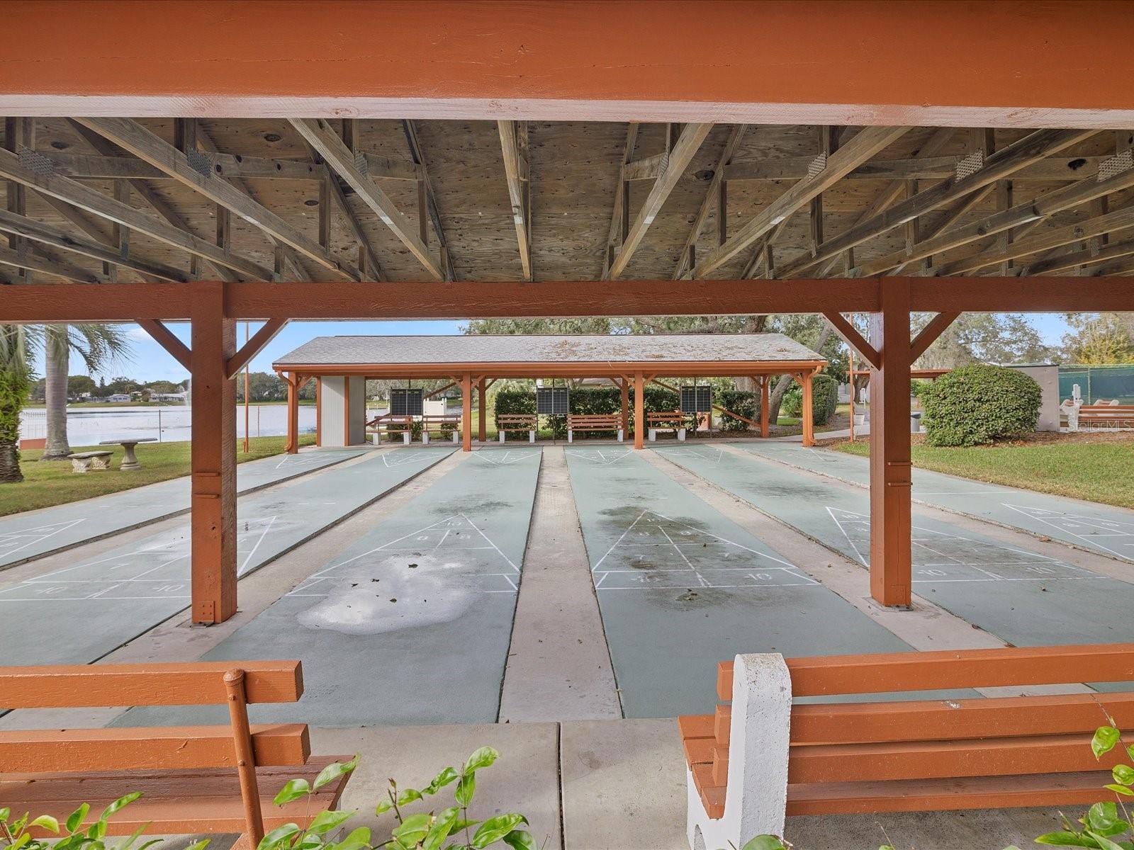 Timber Oaks Community Center Shuffleboard Courts