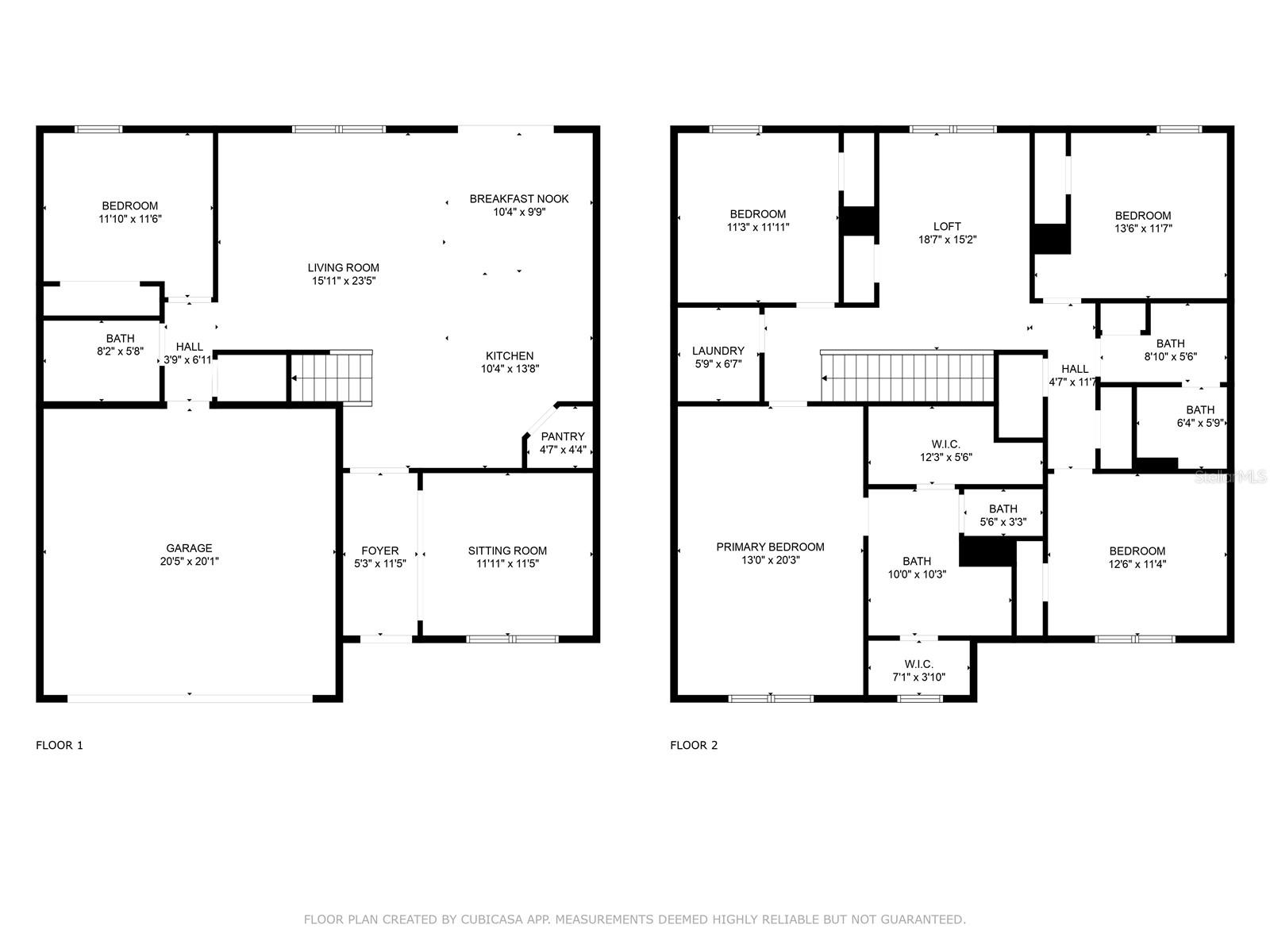 Floor plans are estimated