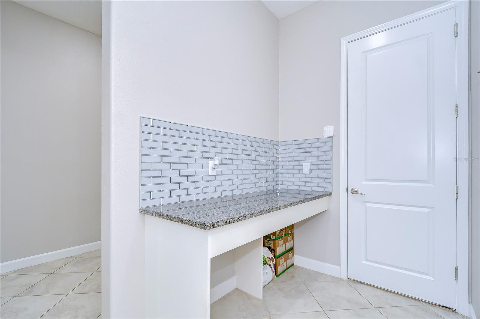 Mud room to garage