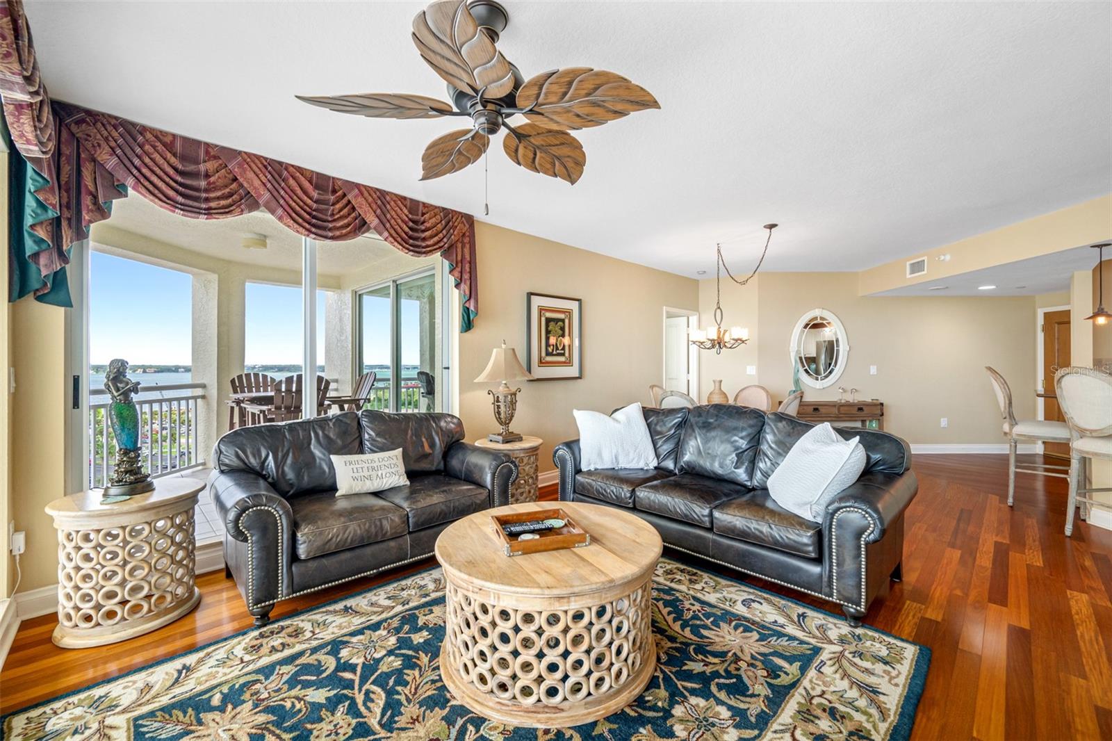 Great room with intracoastal view