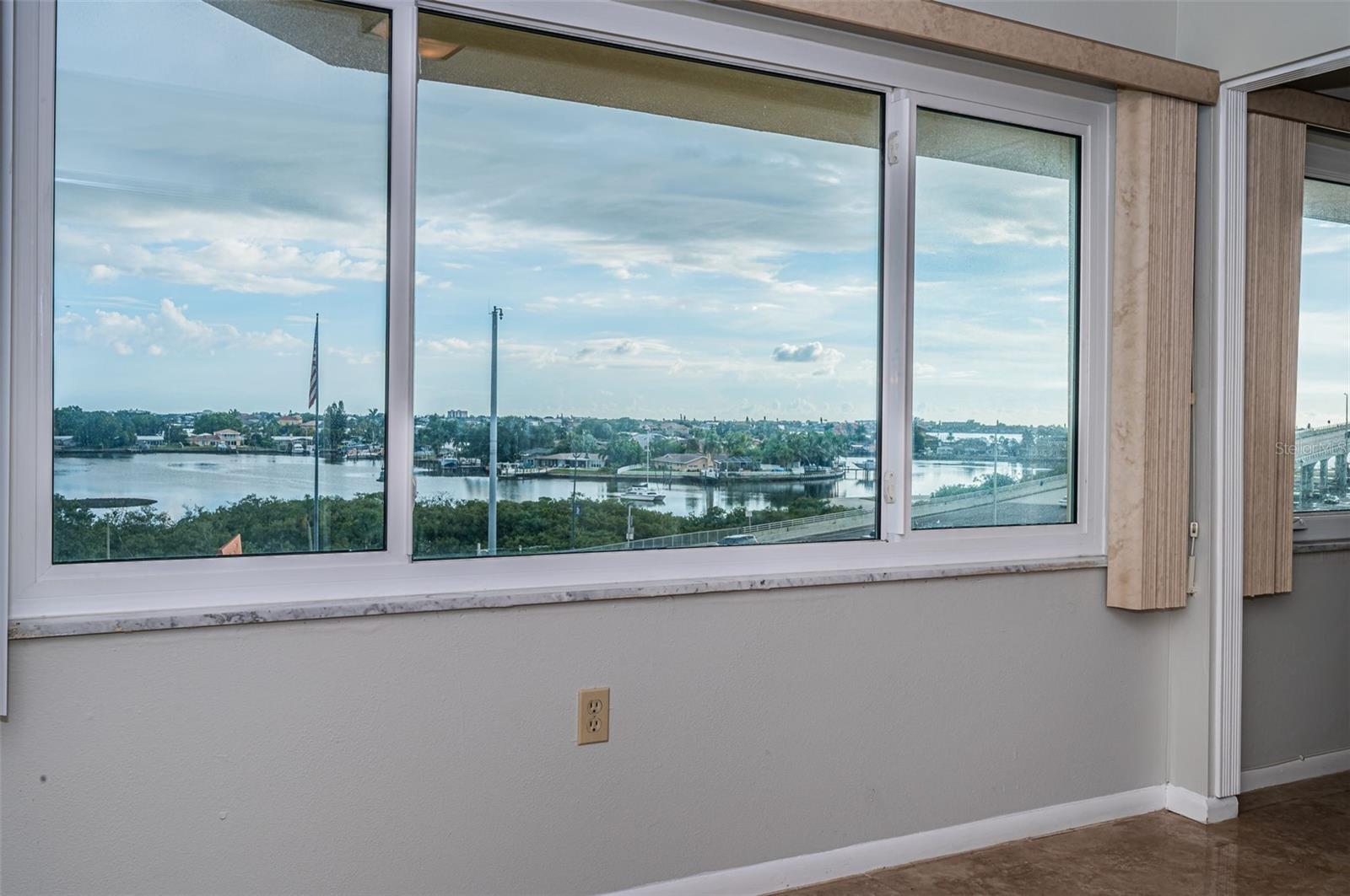 Florida Room with new impact windows