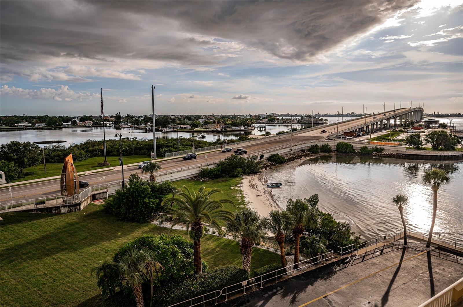 Beach and Bridge View