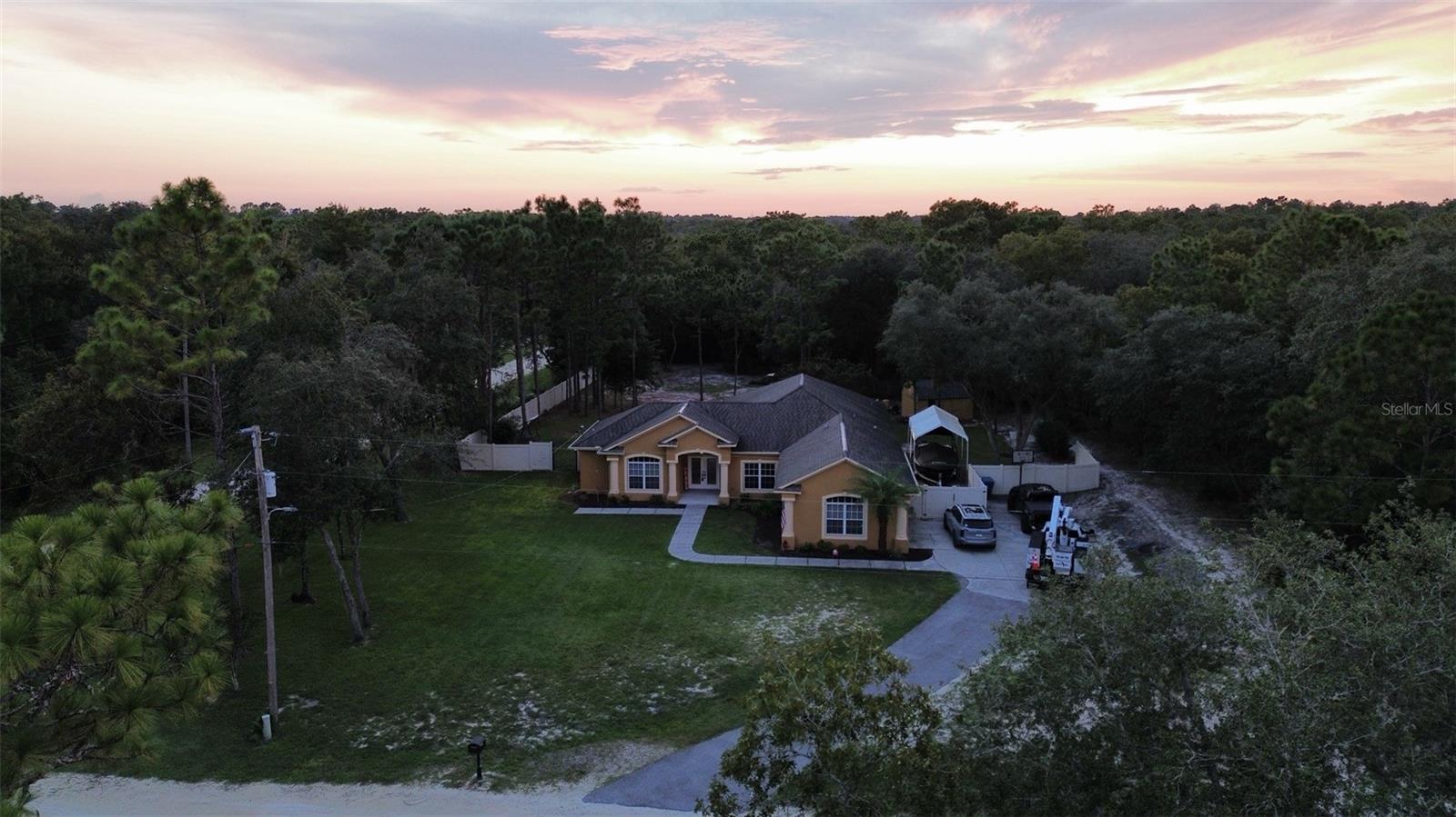 Aerial of property