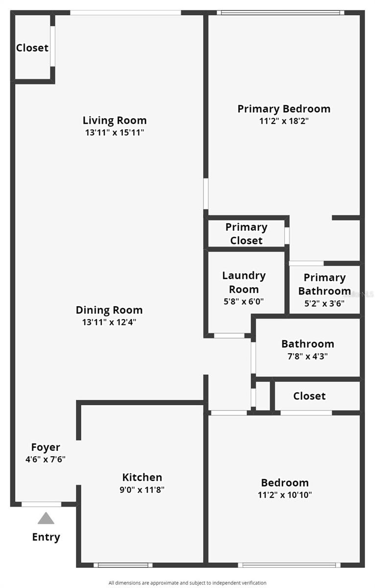 Spacious floorpan