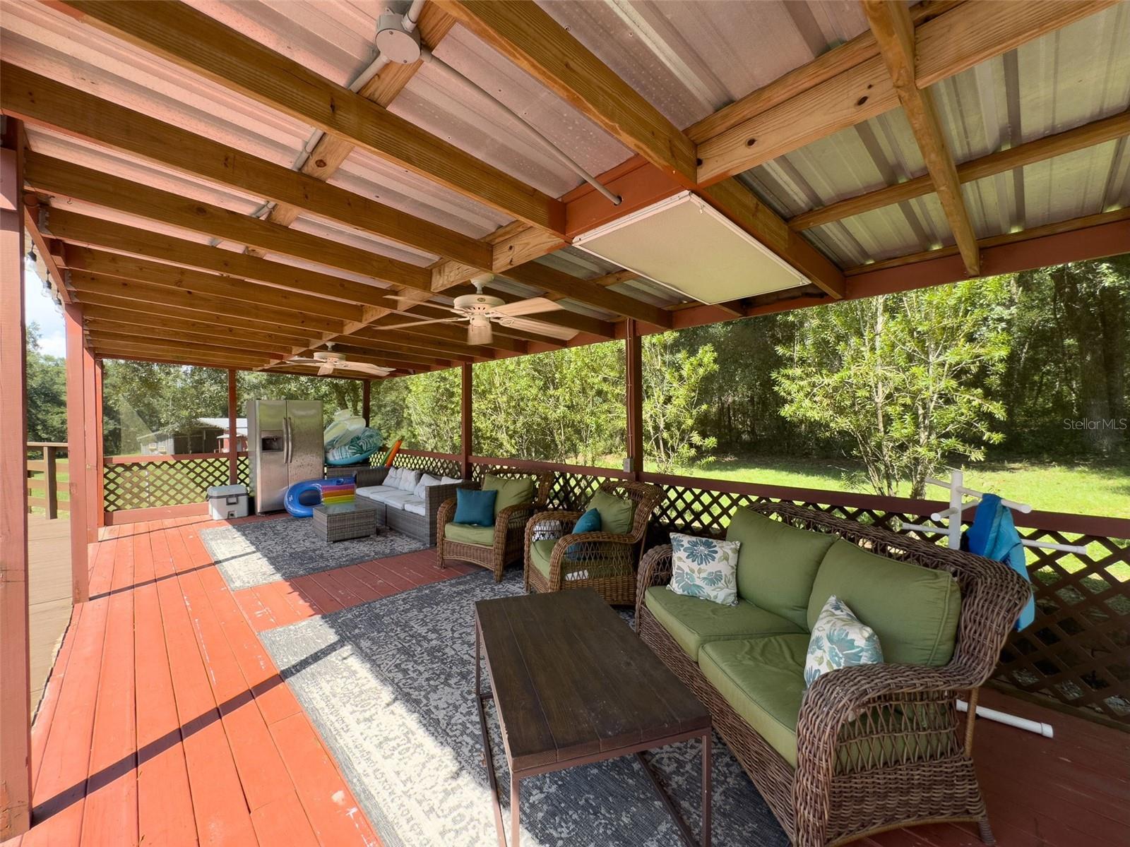 Covered Deck Area