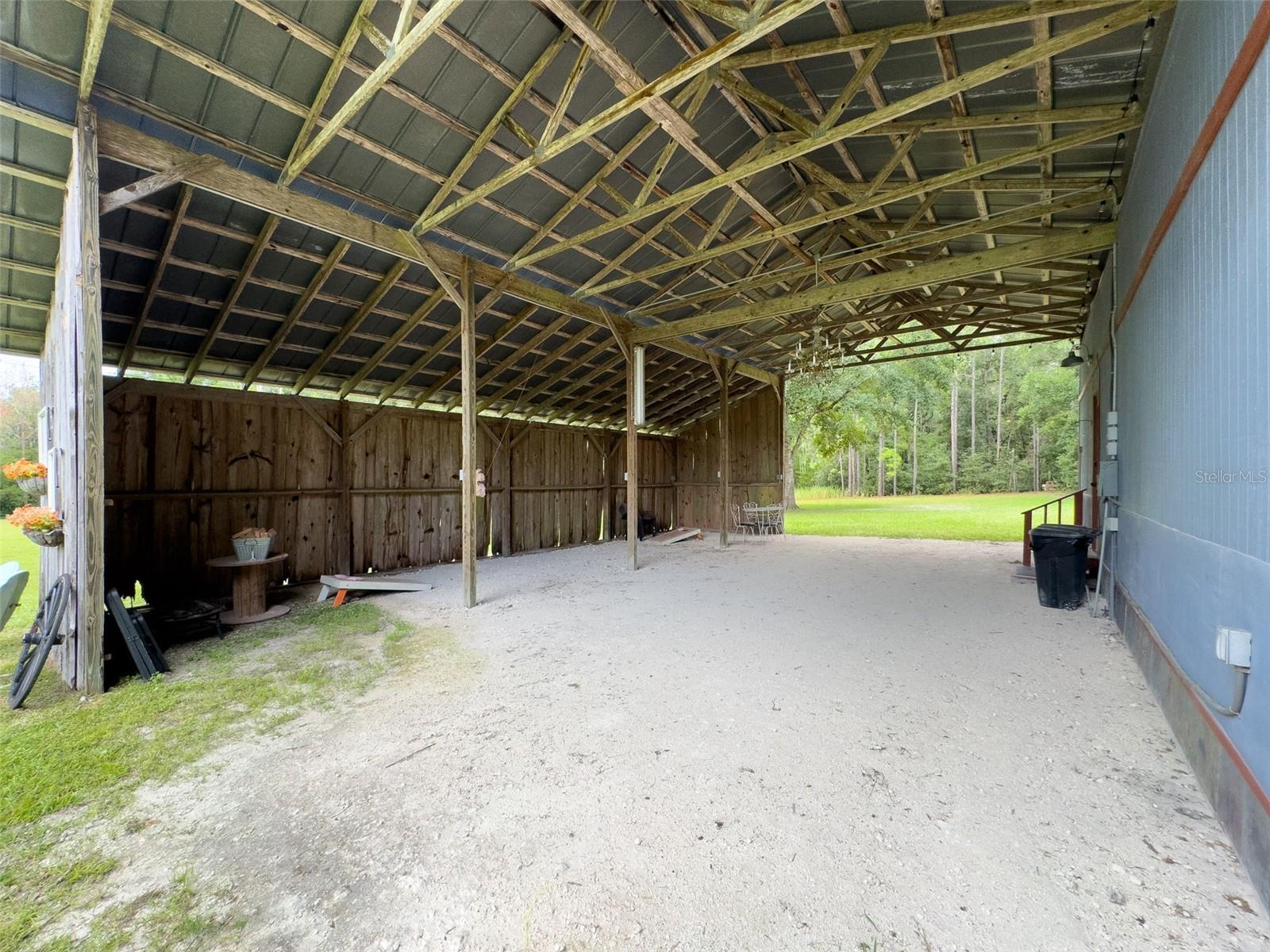 Barn inside