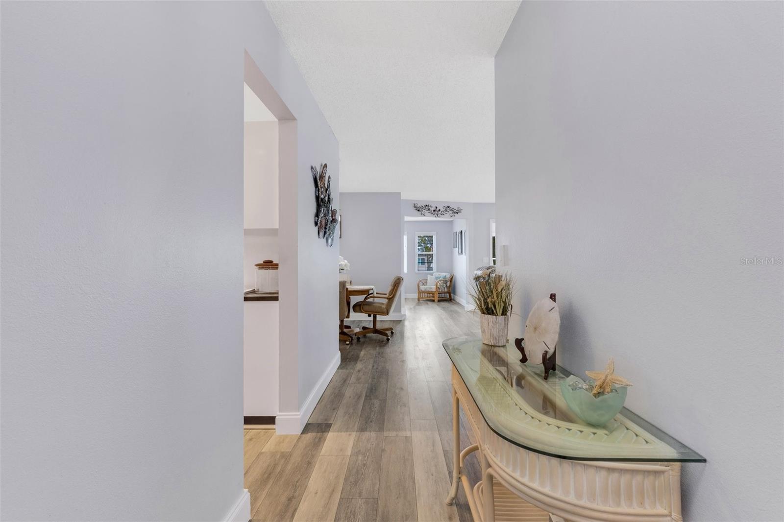 Entry Hallway to Living Areas