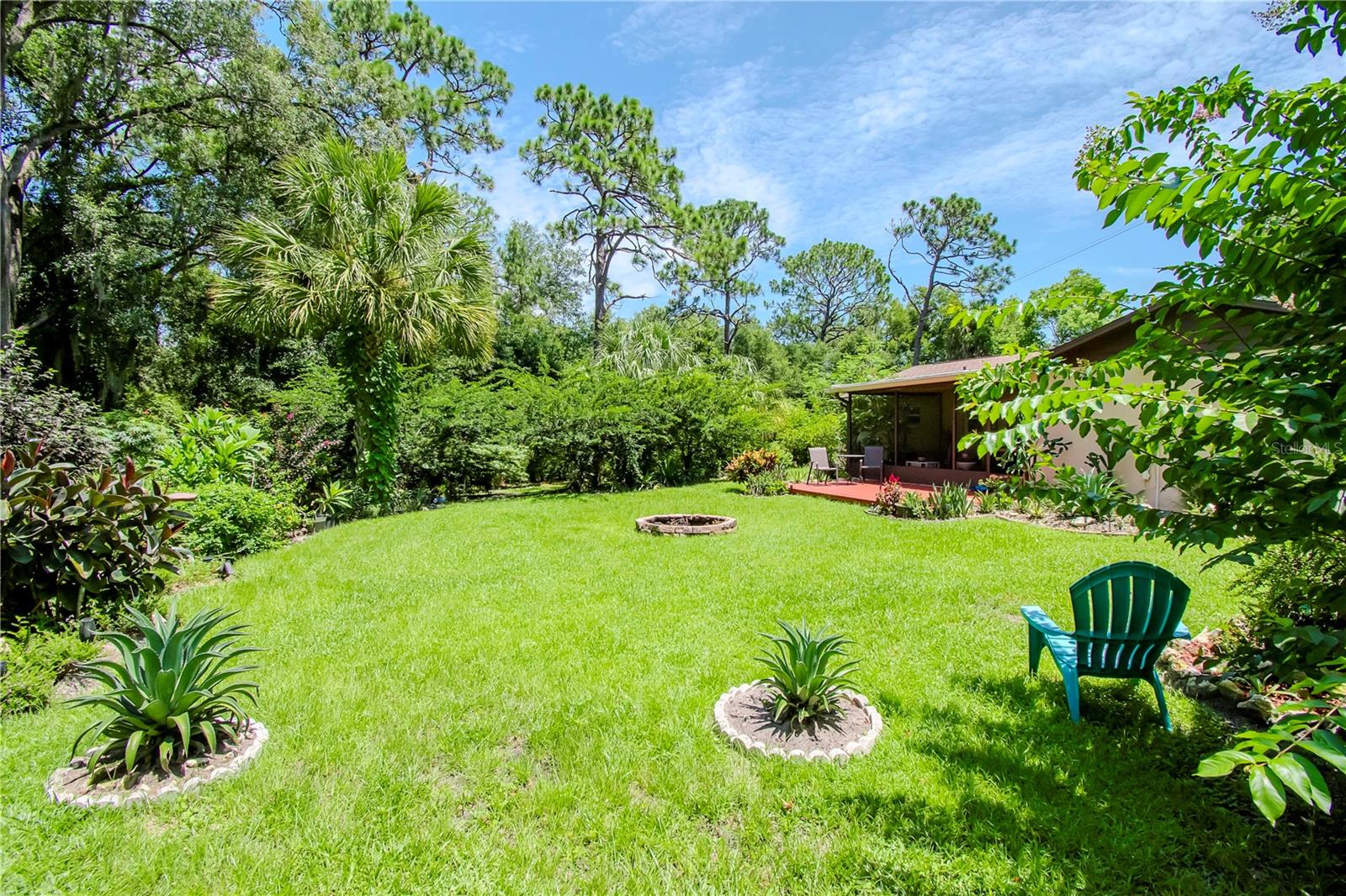 Backyard seating