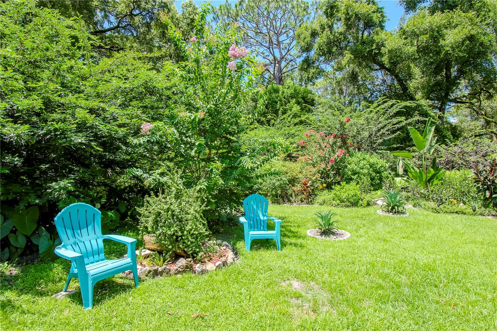 Backyard seating