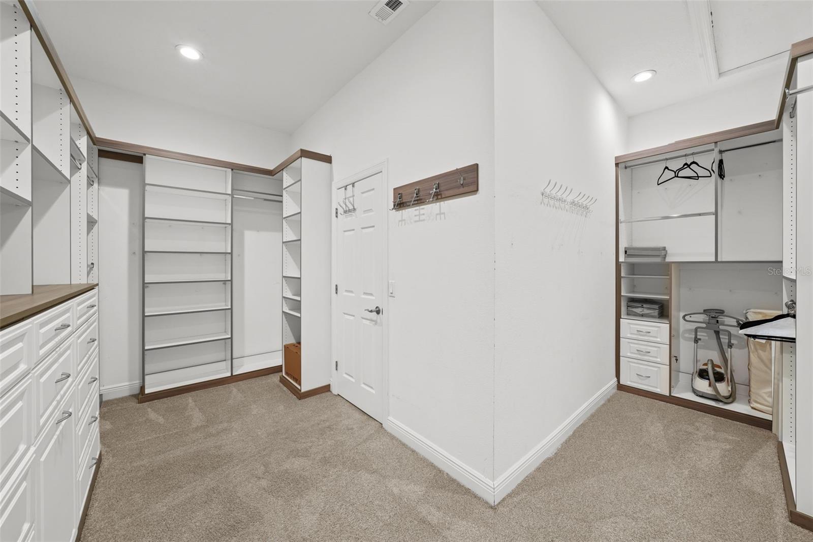 Spacious Primary Closet