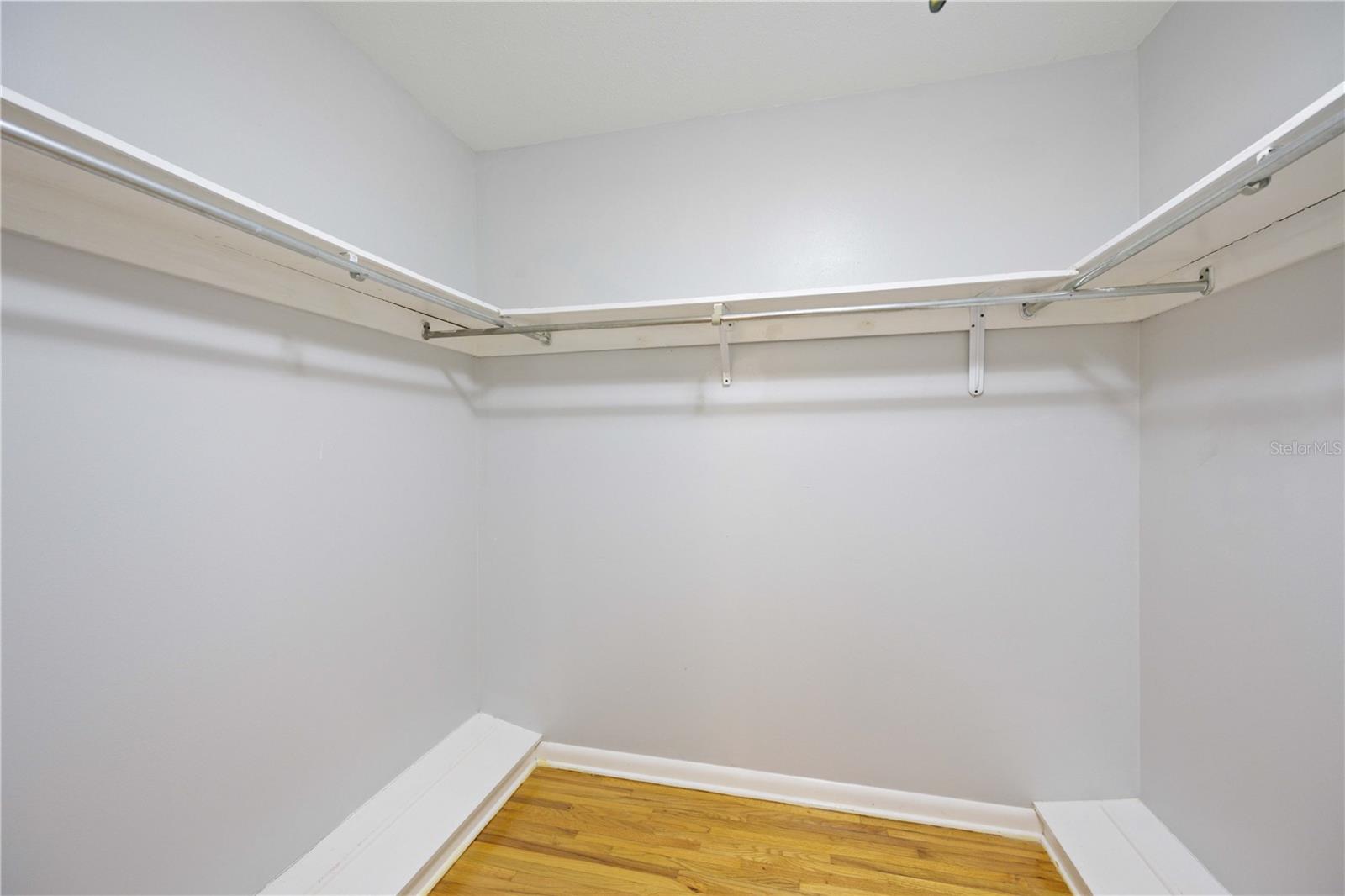 Spacious walk-in closet!