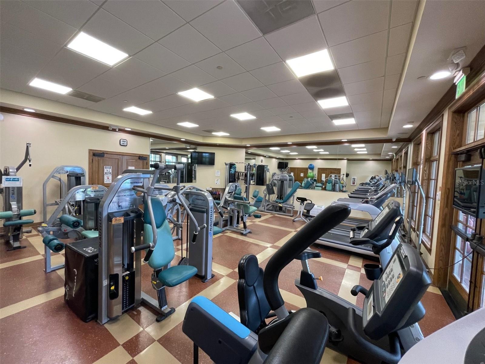 Exercise Room at Club