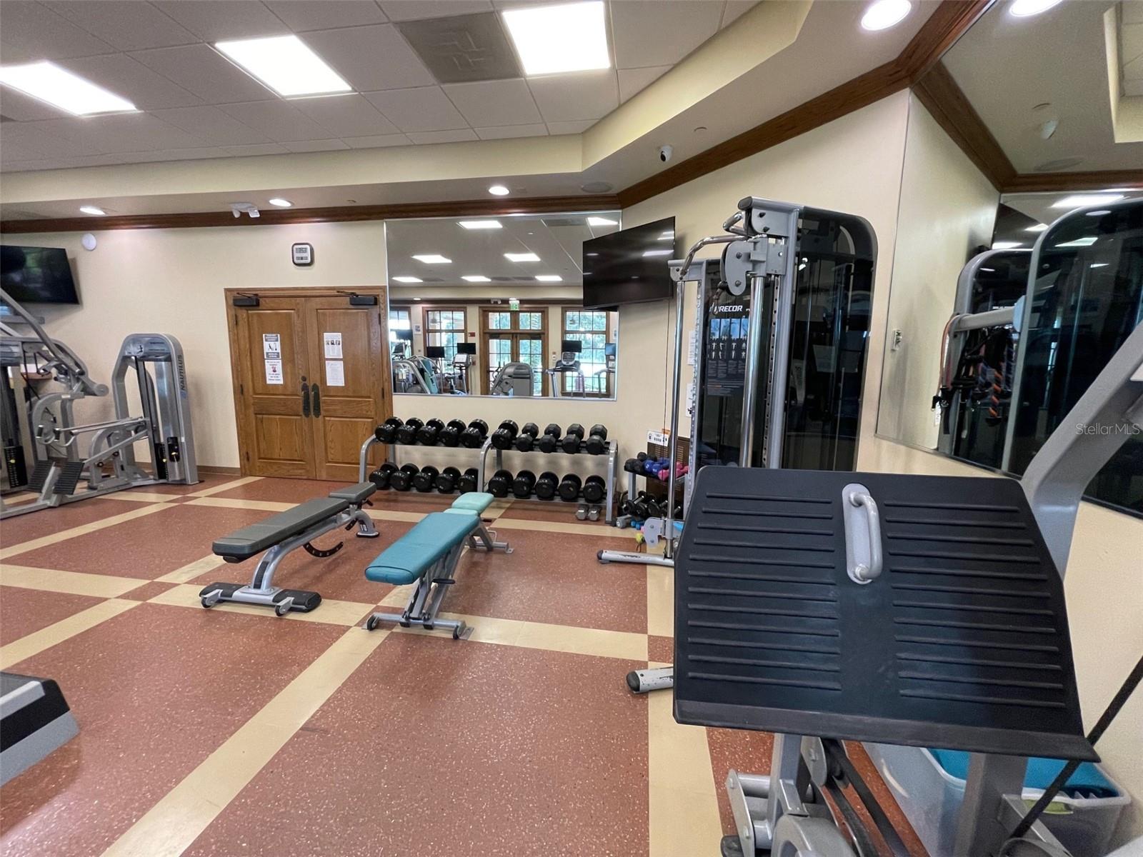 Exercise Room at Club