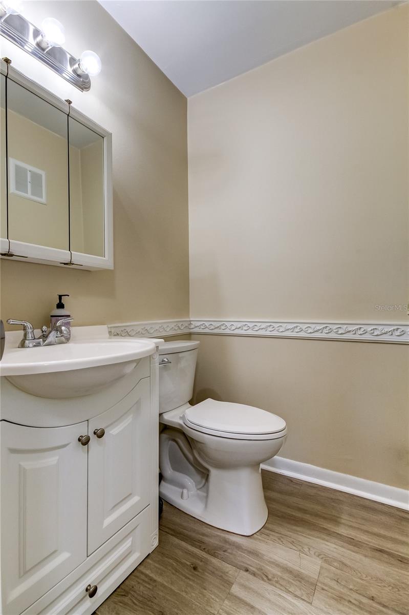 Renovated half bath