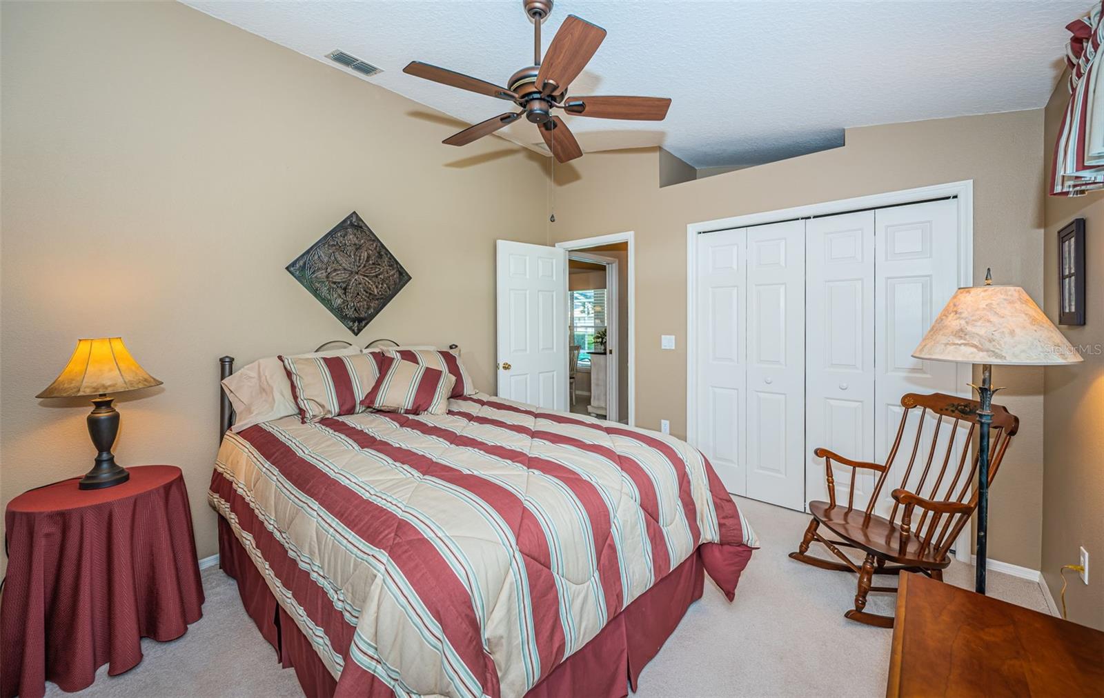 Bedroom #2, high ceilings