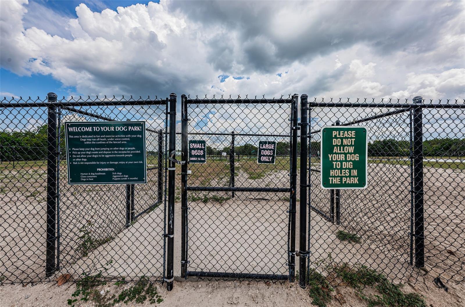 Dog park @ Trinity Communities park