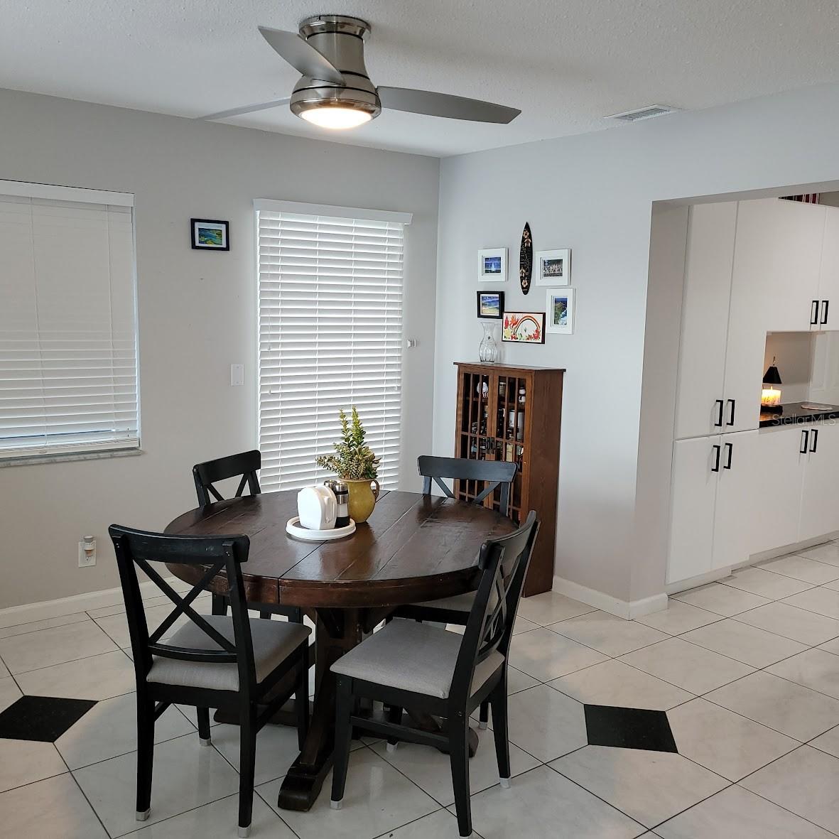 dining to kitchen pantry view.