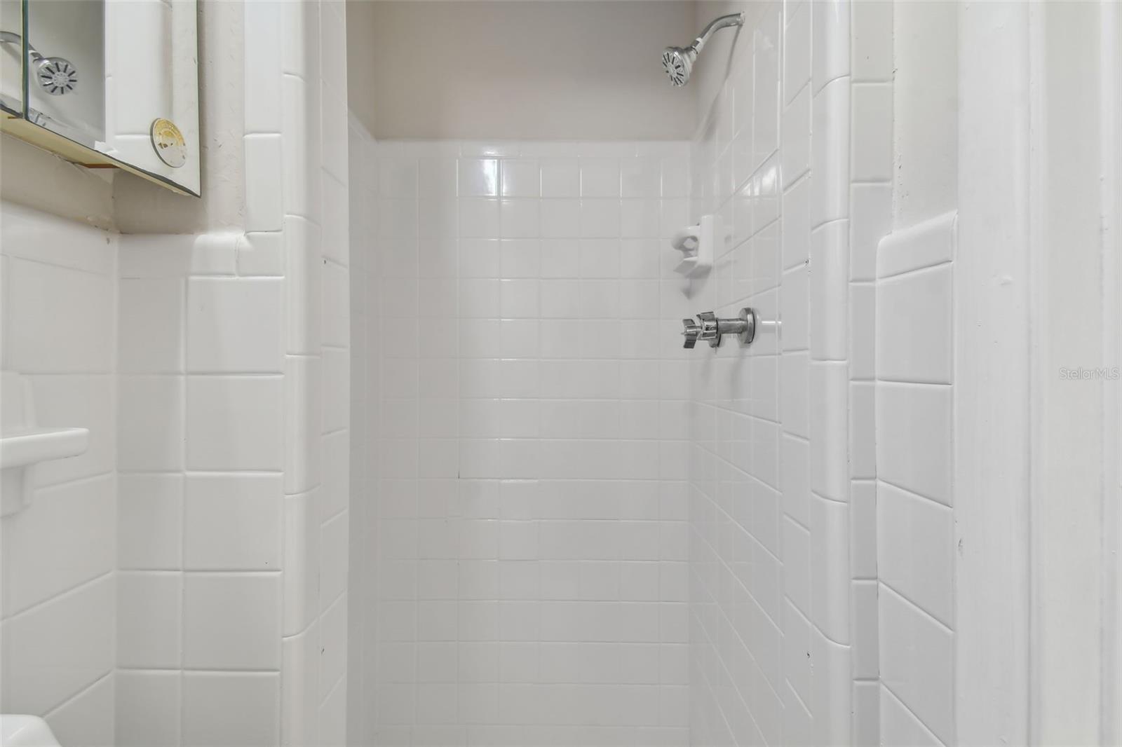 Second bathroom with walk in shower