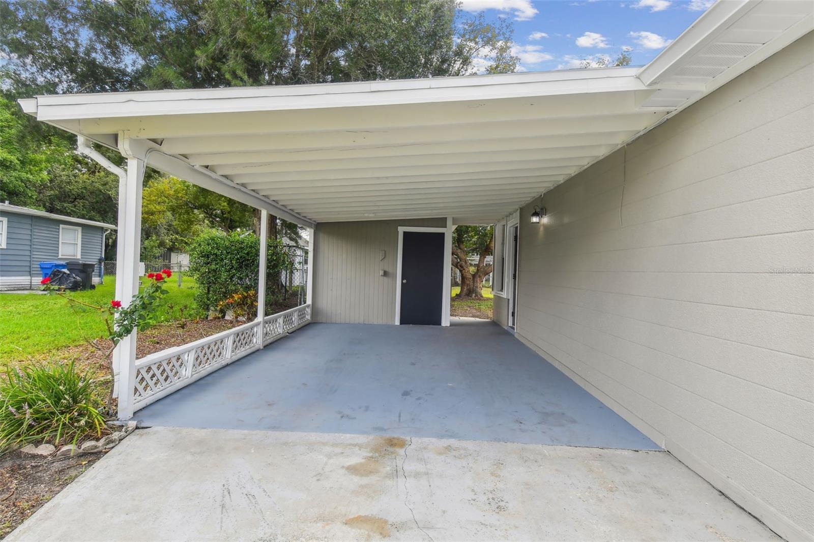 Carport with access