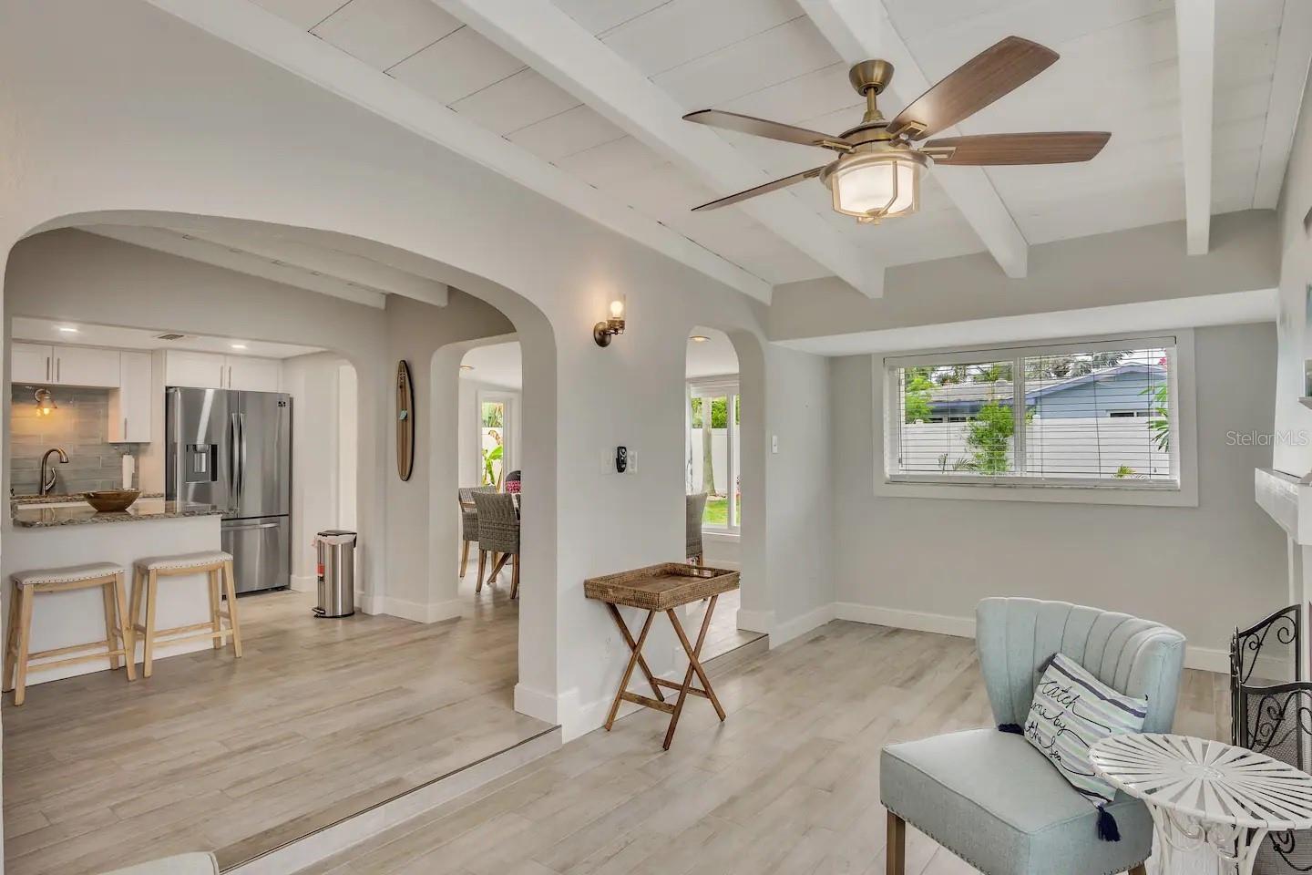 Family Room opens to Kitchen