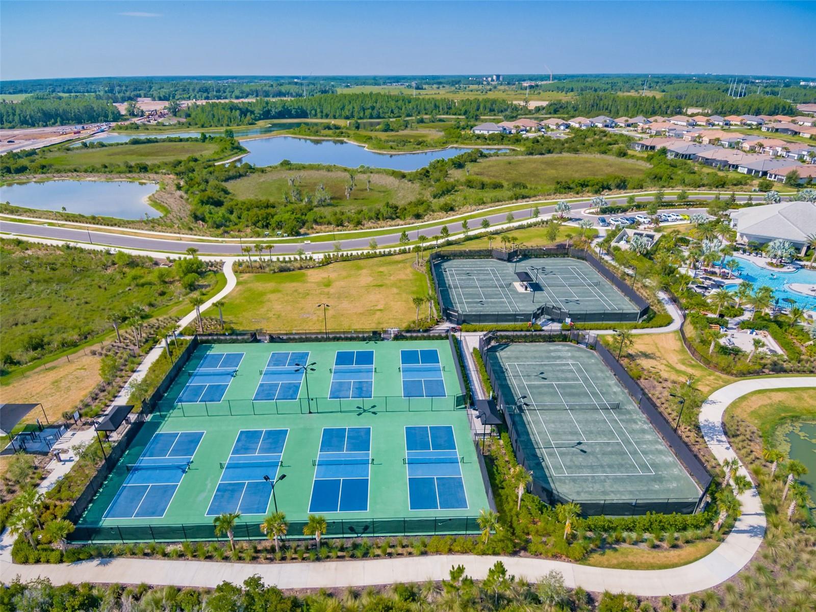 Tennis and Pickleball courts