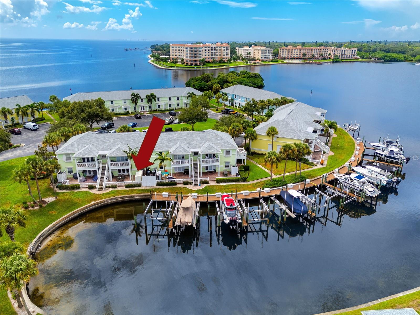 ground floor unit with canal views