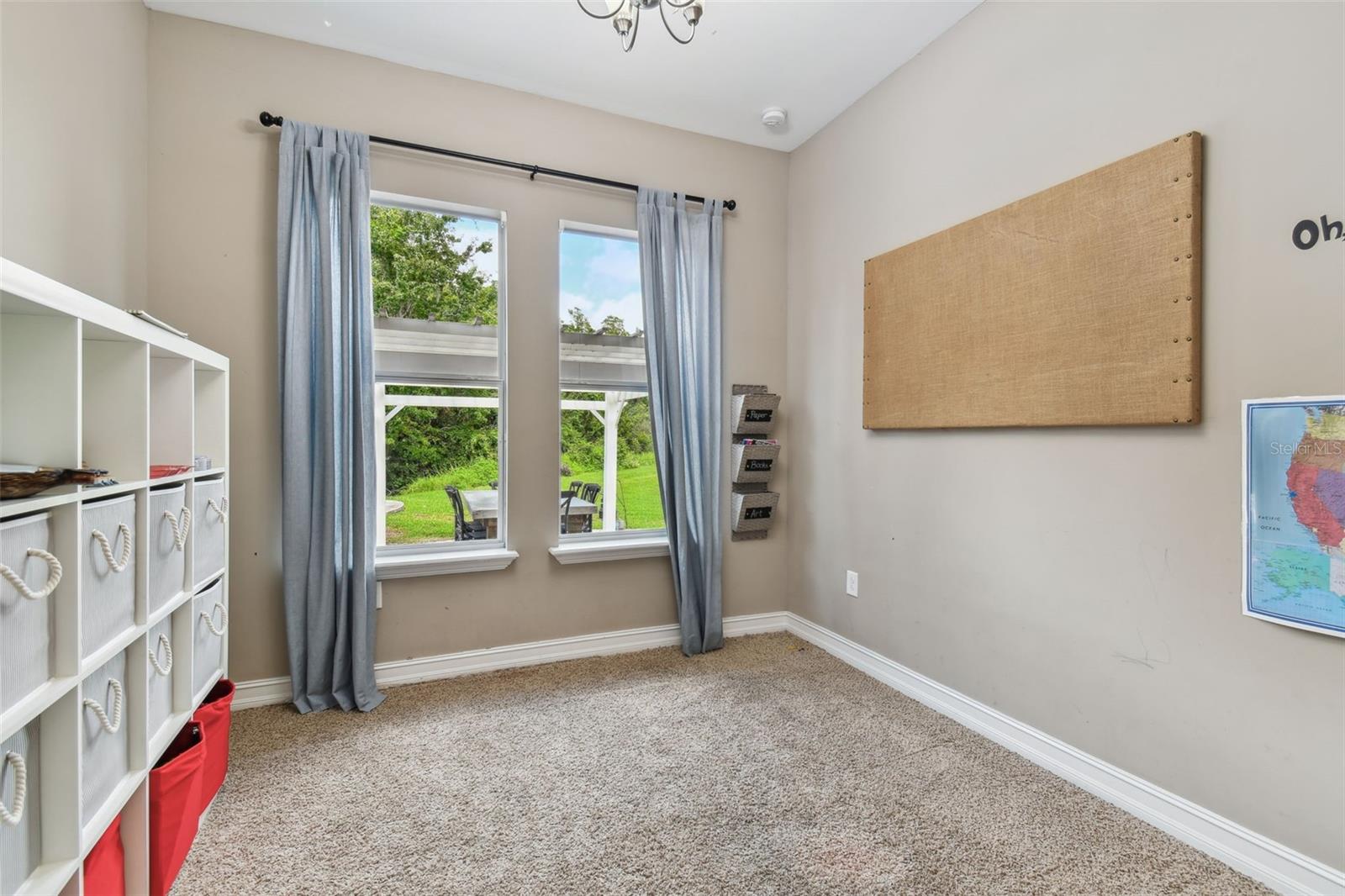 5th bedroom downstairs currently used as a playroom