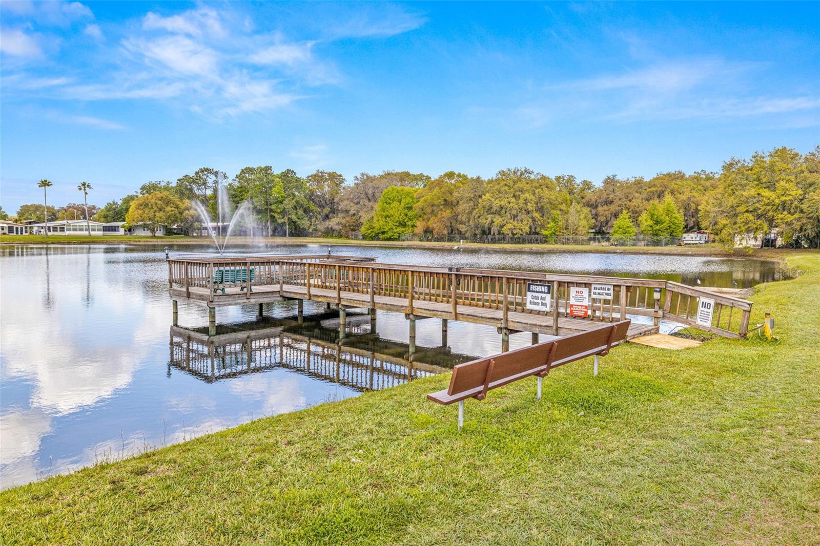 Community fishing area/dock.