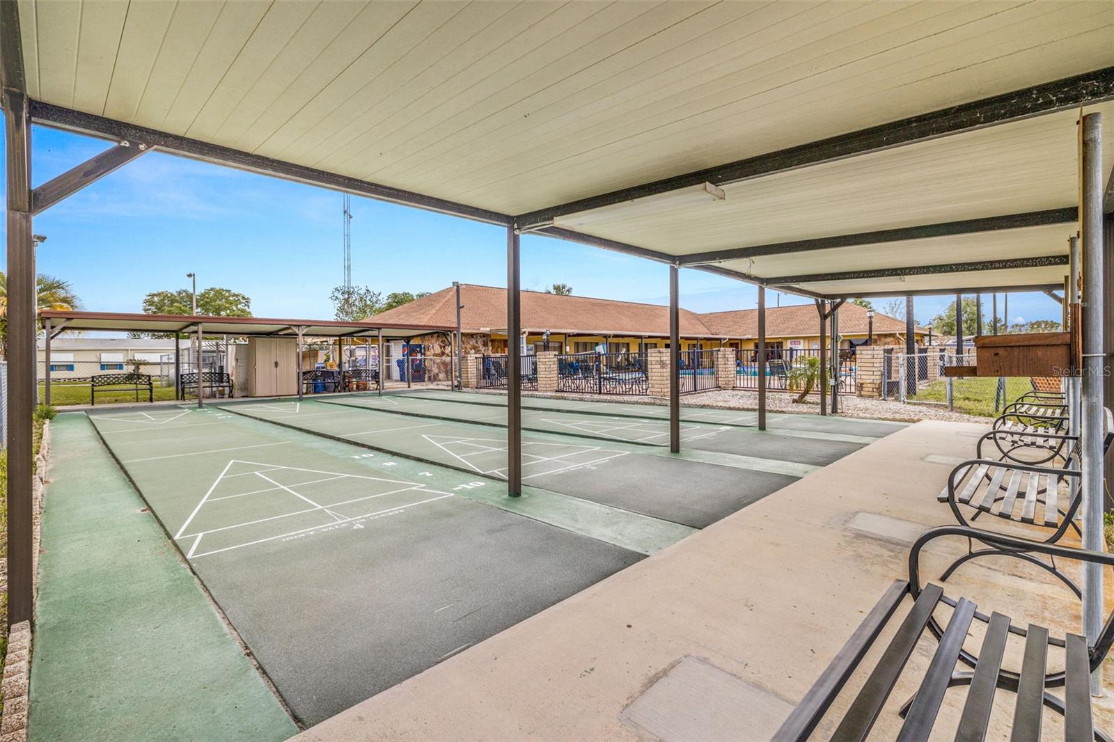 Community Shuffle Board Court