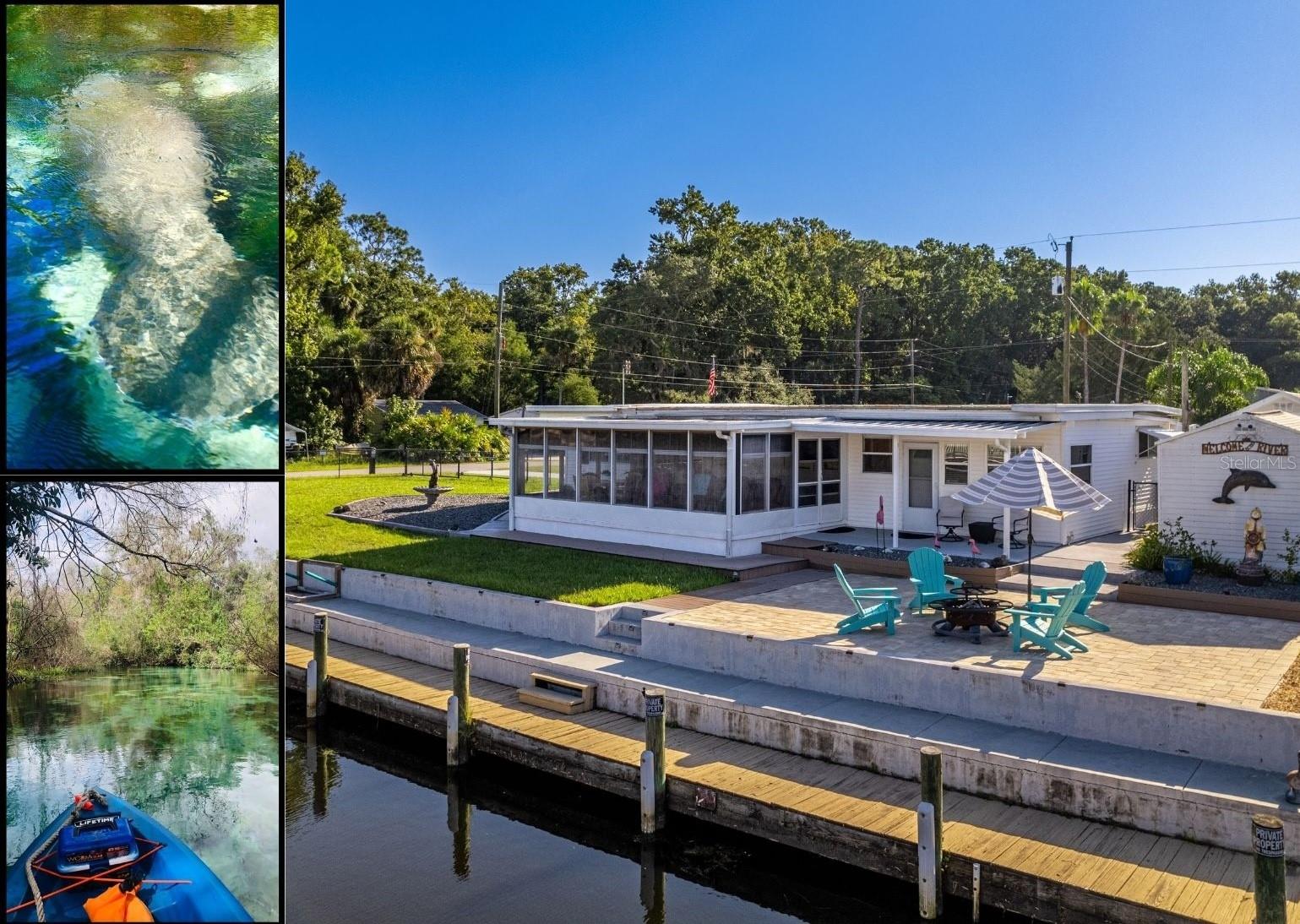 Remodeled Waterfront Home on a Spacious Waterfront Double Lot in Weeki Wachee