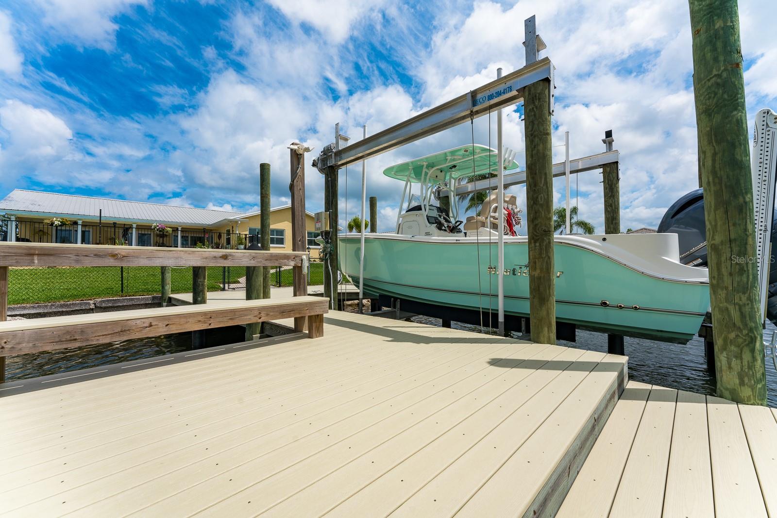 Deck seating and step down platform for fishing, kayaking or paddle board