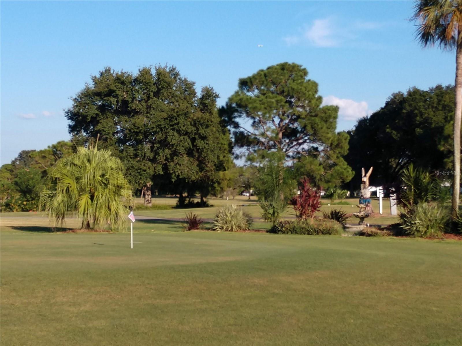 Practice your chipping and putting skills while waiting on your tee time.