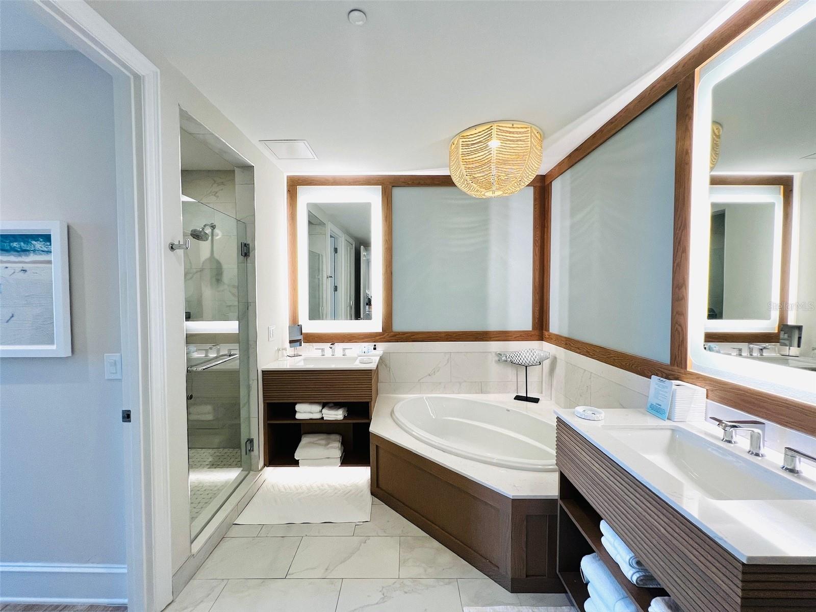 Huge en-suite bathroom