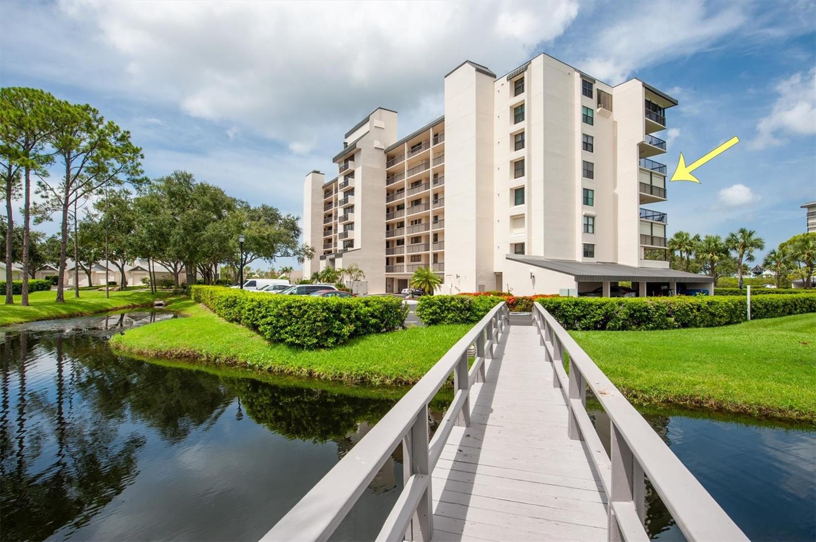 Boardwalk to the condo