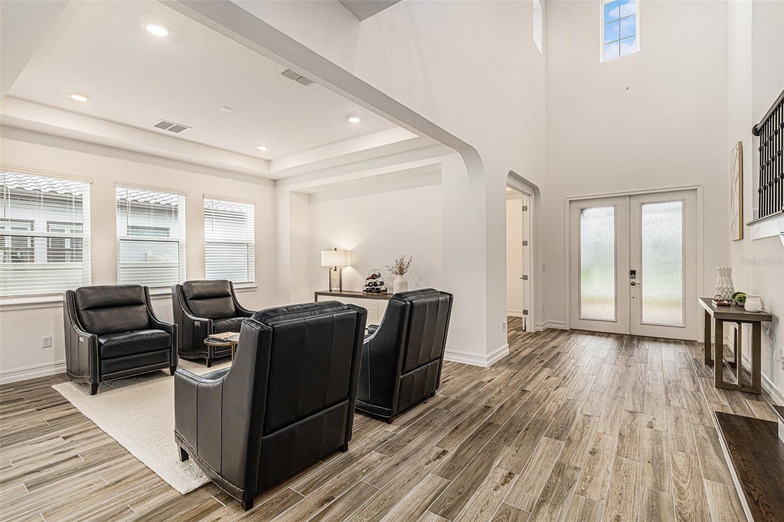 Foyer soaring ceiling!