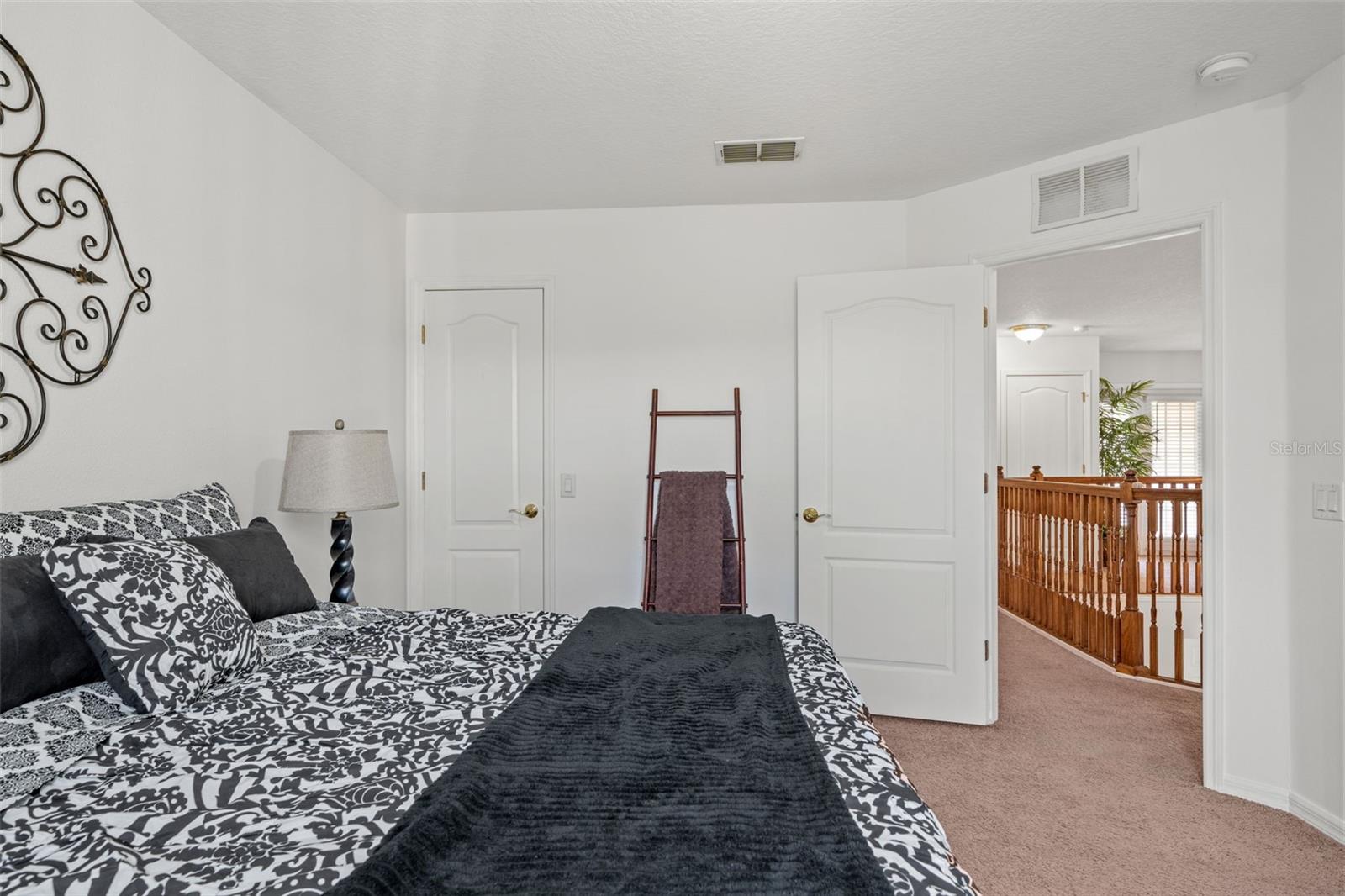 All carpet replaced with laminate flooring from the stairway and all upstairs.